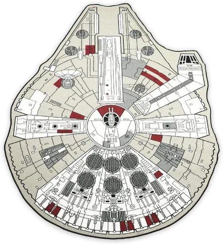 Vista 7 de Alfombra Star Wars Han Solo en Carbonita para Sala de Estar 81 x 183 Centímetros