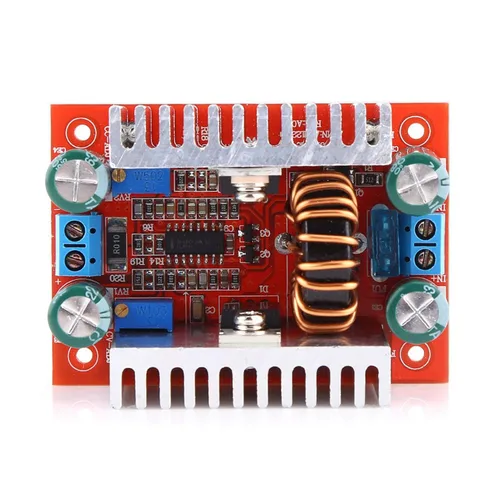 Vista 8 de Módulo convertidor de aumento de 400 W, regulador de voltaje de alta eficiencia DC-DC con corriente ajustable 0.2A-12A para controladores LED, carga
