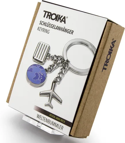 Vista 15 de Troika Llavero de cadena de patente con 6 anillos (KR1060MA)