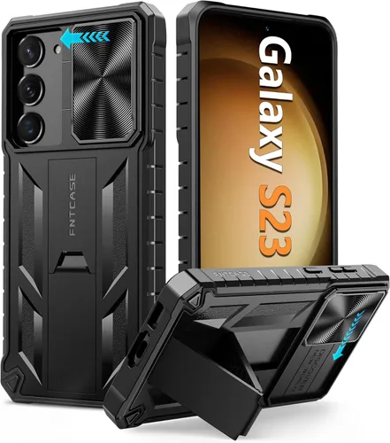 Vista 41 de FNTCASE for iPhone 11-Pro Phone Case: Military Grade Drop Proof Mobile Cover with Kickstand & Slide Rugged Shockproof Bumper Heavy Duty Protector