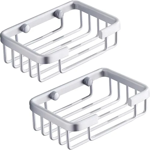 Vista 9 de Jabonera montada en la pared, jabonera de baño para ducha, acero inoxidable 304 montado en la pared, soporte para jabón para baño y cocina