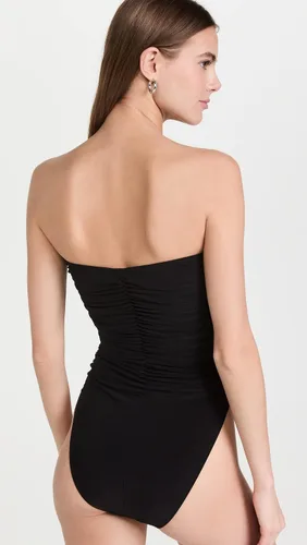 Vista 3 de Norma Kamali Bañador Slinky Marissa de una pieza para mujer Negro