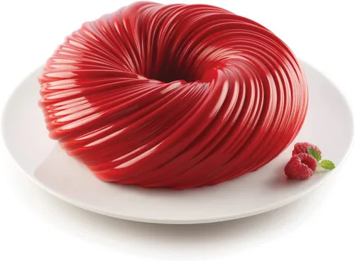 Vista 10 de Silikomart Molde de silicona Bacio (Kiss), molde flexible en forma de labios con tecnología 3D para postres horneados y congelados, fácil