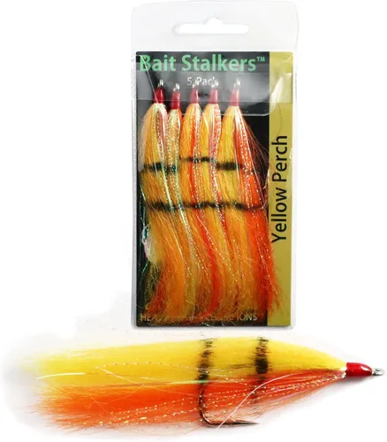 Vista 7 de Cebo Stalkers: Stinger vuela para atrapar bagre extra, añadir a cualquier plataforma de pesca de gato, paquete de 5