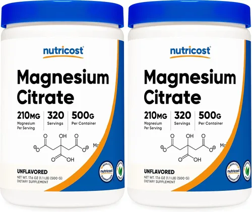 Vista 8 de Nutricost - Polvo de Glicinato de Magnesio (250 Gramos) (Sin Sabor)