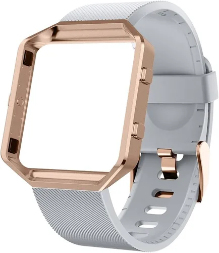 Vista 18 de Correa con marco para reloj Fitbit Blaze de LEEFOX, edición especial, correa de silicón, unisex, S G-10pack Classic+1 Marco Negro