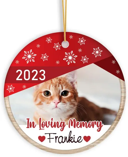 Vista 11 de Adorno de bebé de primera Navidad con foto personalizada, adorno de árbol de Navidad con foto personalizada, adorno de recuerdo de bebé, regalo
