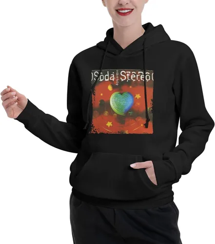 Vista 5 de Taijlao Soda Stereo Dynamo - Sudadera con capucha para mujer manga larga sudadera con capucha