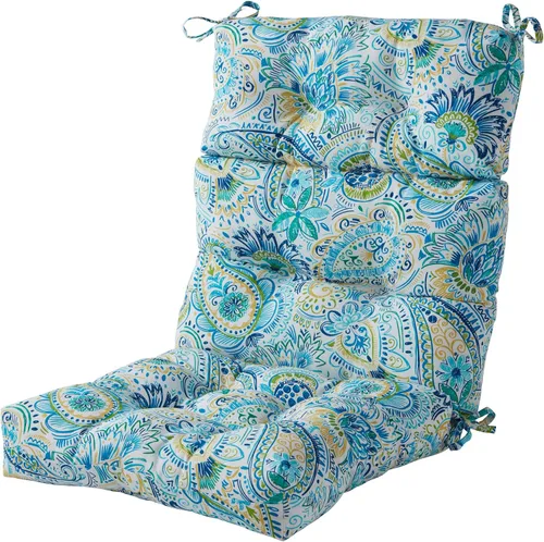 Vista 47 de Greendale Home Fashions Adobe Stripe - Cojín para silla de respaldo alto para exteriores (44 x 22 pulgadas)