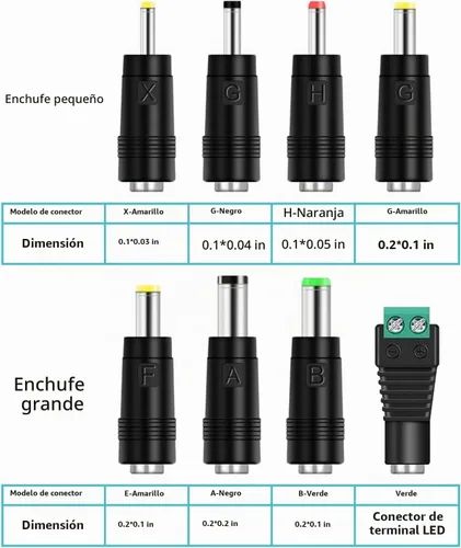 Vista 2 de Cargador adaptador de corriente 6V 2A 6 Volts 2 Amps Regulated Switching Power Supply, 8 Interchangeable DC Plugs, for 900mA 1000mA 1500mA 300mA