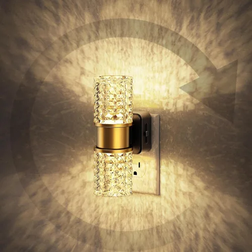 Vista 20 de JandCase Luz de Noche LED, Luces Nocturnas Regulables Enchufables en la Pared, Luz Nocturna Moderna con Sensor de Luz Automático de Encender/Apagar