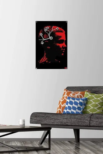 Vista 2 de Netflix Stranger Things - Póster de pared de perfil once con pasadores