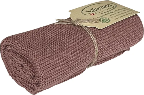 Vista 22 de Solwang 100% algodón orgánico certificado fabricado en la India Toalla de cocina/mano de diseño danés (verde ártico orgánico)