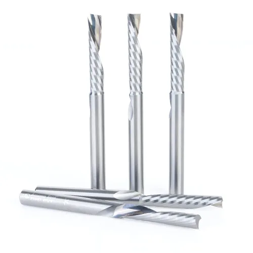 Vista 4 de Amana Tool - 51529 Flauta de carburo sólido CNC espiral 'O', corte de plástico 1/2 diámetro x 1-1/4 x 1