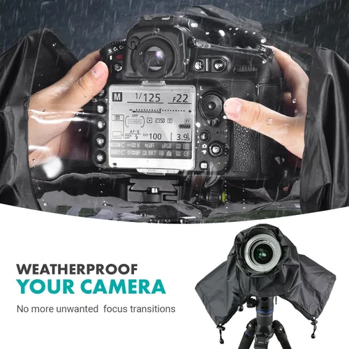 Vista 2 de Movo CRC01 - Funda impermeable de nailon para cámara con fundas de mano cerradas, compatible con cámaras réflex digitales Canon EOS, Nikon, Sony