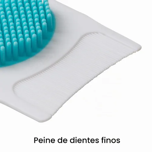 Vista 3 de Safety 1st Cepillo y peine para dermatitis seborreica, Blanco/Azul