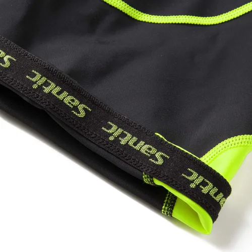 Vista 8 de Santic Pantalones cortos de ciclismo acolchados para hombre, pantalones de ciclismo para ciclismo, ropa de ciclismo