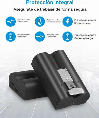 Vista 4 de 2 unidades de repuesto para batería Ring Compatible con Ring-Doorbell-Camera 2/3/4/3plus, Stick Up Camera (2ª y 3ª generación), también