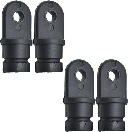 Vista 14 de MARINE CITY Black Nylon Bimini Top Eye End Cap, Round Inside Eye End, Lightweight, Outer Diameter, Ideal for Marine, Boats, Yachts, Ships, and