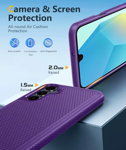 Vista 904 de FNTCASE Funda para iPhone 17 Pro: Fundas delgadas translúcidas de color azul claro compatibles con MagSafe, protección completa de la cámara