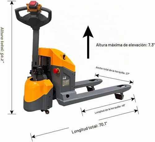 Vista 2 de APOLLOLIFT Gato eléctrico de la plataforma, capacidad de 3300lbs 6-8H