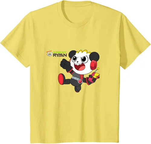 Vista 44 de Ryan's World Super Spy Combo Panda Camiseta, gris, S Asfalto