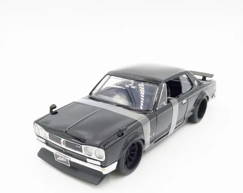 Vista 2 de JADA 1: 24 W/B - Fast & Furious - Brian's Nissan Skyline 2000 GT-R (negro)