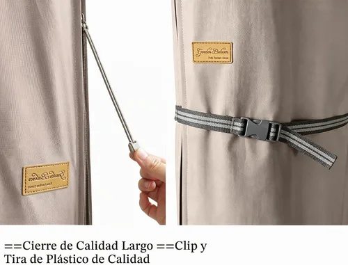 Vista 4 de Cubierta de sombrilla de patio para sombrillas de 7 a 11 pies o sombrillas Beige