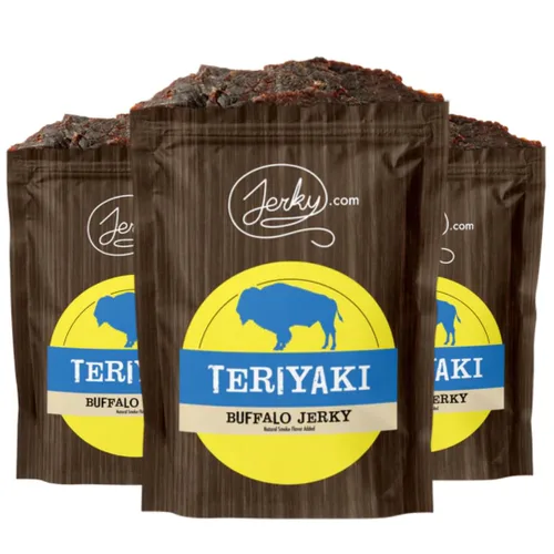 Vista 36 de Jerky 's Exotic Teriyaki Venison Jerky - Bocadillos de carne de caza salvaje, aperitivos exóticos, ricos en proteínas, totalmente naturales, sin