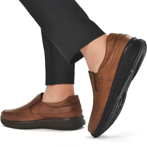 Vista 6 de Mocasines sin cordones para hombre, zapatos casuales para caminar, cómodos y ligeros para oficina, conducción y viajes
