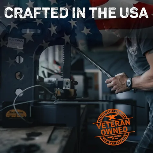 Vista 7 de American Bench Craft Funda multiherramienta de cuero y estuche para cuchillos para Gerber Diesel, MP600 y Gator plegable Funda de cuero remachada