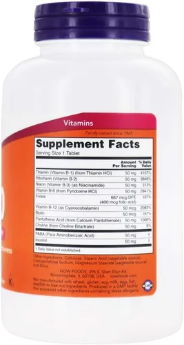 Vista 2 de Now Foods Tableta B-50 250