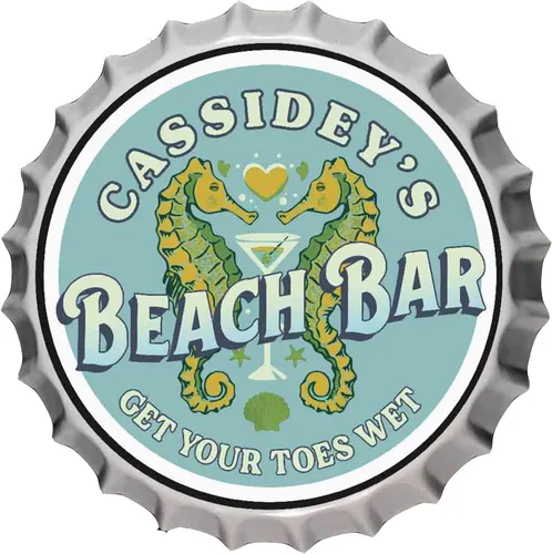 Vista 28 de Letrero personalizado para tapa de botella de cerveza (agujero 19), letreros de barra personalizados de metal de estaño para colgar en la pared