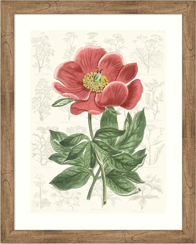 Vista 13 de Amanti Art Vision Studio - Lienzo decorativo para pared, 24 x 20 pulgadas, diseño de jardín de flores de peonía, arte de pared de flores, decoración