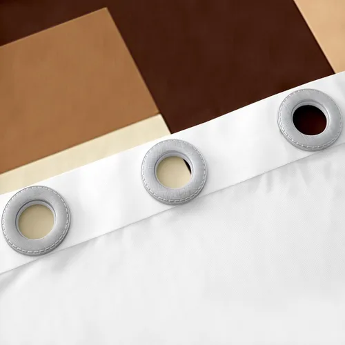 Vista 5 de Cortinas geométricas a rayas para dormitorio, niños, arte abstracto retro, rectangular, cortinas de oscurecimiento rectangulares para mujeres