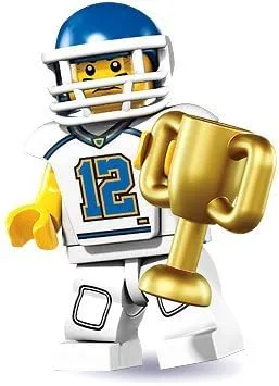 Vista 2 de LEGO Minifiguras Serie 8 - Jugador de fútbol