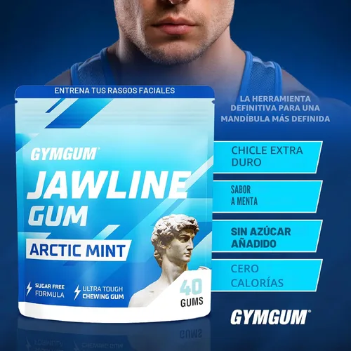 Vista 7 de Gymgum Goma para la Línea de la Mandíbula Goma de Masticar Dura para Fuerza de la Mandíbula Entrena tus Rasgos Faciales - Goma para Mandíbula