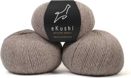 Vista 19 de 100% Hilo de Alpaca Baby para Tejer y Ganchillo - 1 Cono de Hilo Premium DK - Ligero, Hipoalergénico y Térmico Hecho en Perú - Ideal para Proyectos