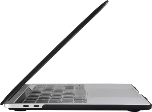 Vista 5 de UESWILL Estuche rígido mate suave compatible con MacBook Pro de 15 pulgadas con Touch Bar y USB-C de 2016-2019, modelo A1990 A1707, negro