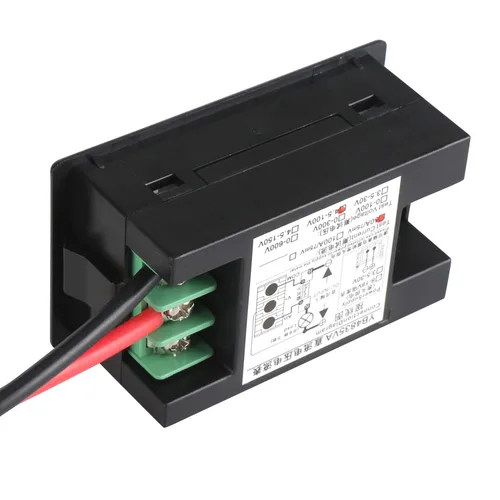 Vista 6 de DROK DC 4.5-100V Multímetro digital con voltímetro, amperímetro y panel de medidor de voltaje, medidor de amperios DC, medidor de voltaje, probador