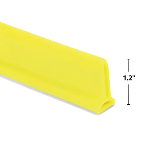 Vista 5 de Barrera de agua PIG – Barrera de agua de silicona de 10' L - Blanca - 0.5625” de ancho x 10' L x 1.2” de alto – PM50792-WH