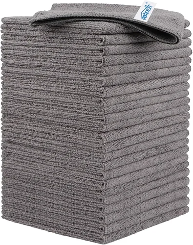 Vista 15 de HOMEXCEL Paño de limpieza de microfibra, toallas de microfibra de alta calidad para automóviles, sin pelusas, sin arañazos, altamente absorbente