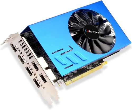 Vista 12 de Tarjeta gráfica GTX 1050 Ti 4 GB 4HDMI 128-Bit Quad Monitor Tarjeta de Video GDDR5 para múltiples pantallas, proyección o pared de video
