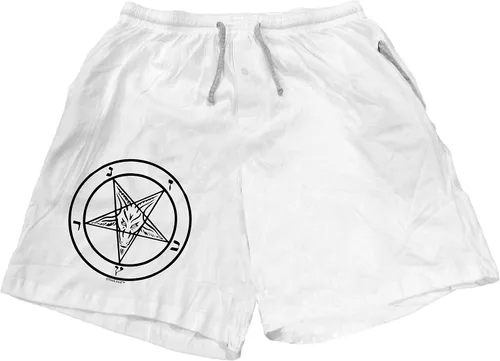 Vista 2 de TOOLOUD Pantalones cortos para adultos de Sigil of Baphomet Azul-Gris