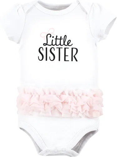 Vista 386 de Hudson Baby baby-girls Cotton Bodysuits 3-pack