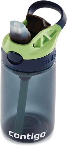 Vista 29 de Contigo Aubrey - Botella de agua para niños, paquete de 2, 20 onzas, azalea/jade y frambuesa azul. Azalea, tapa a prueba de derrames, apta