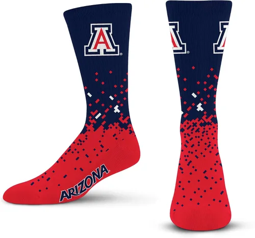Vista 35 de For Bare Feet Calcetines de la NCAA para niños y niñas, unisex, Spray Zone Crew, para jóvenes