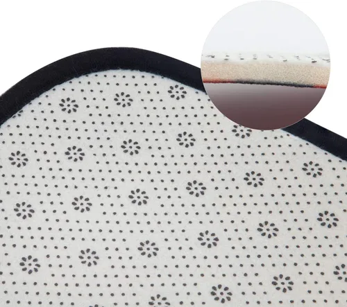 Vista 8 de Libaoge Juego de 2 tapetes de cocina retro con diseño de oso polar y pino, tapete de corredor con silueta de pino, antifatiga, cómodo tapete