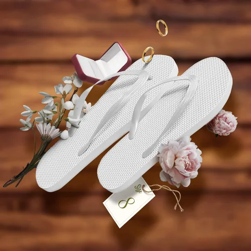 Vista 7 de Orca Chanclas a granel para invitados de boda Paquete de 52 sandalias de boda al por mayor