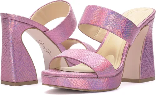 Vista 8 de Jessica Simpson Diza - Sandalias de tacón alto con plataforma para mujer
